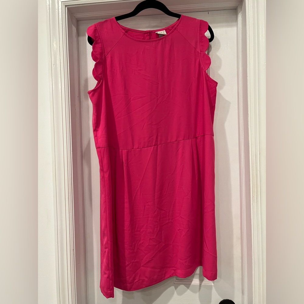 A New Day Pink Scalloped Dress
